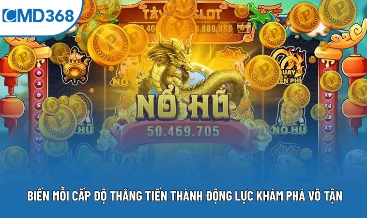 Biến mỗi cấp độ thăng tiến thành động lực khám phá vô tận