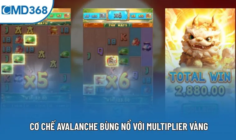 Cơ chế avalanche bùng nổ với multiplier vàng