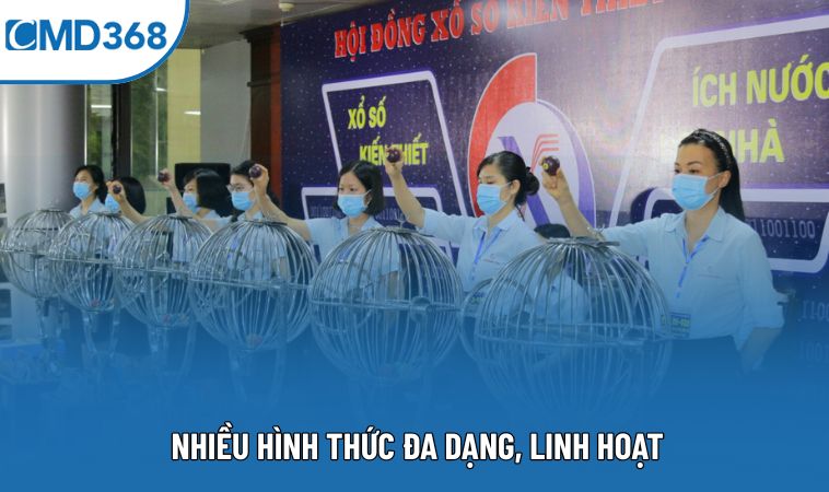 Nhiều hình thức đa dạng, linh hoạt